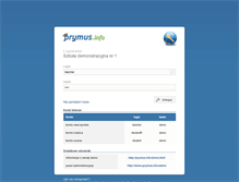 Tablet Screenshot of demo.prymus.info